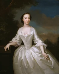 Porträt von Lucy Parry, Ehefrau von Admiral Parry